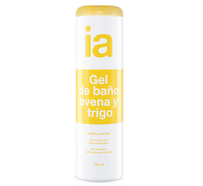 Interapothek gel banho aveia trigo 750ml