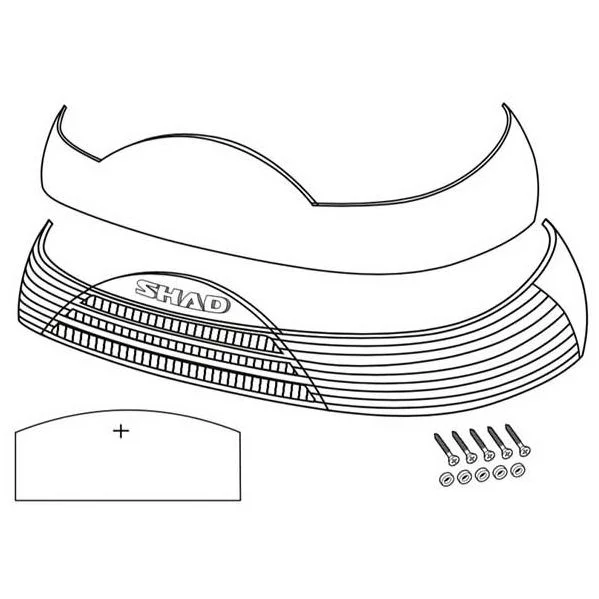 SHAD Sh46 Reflector Black / Red