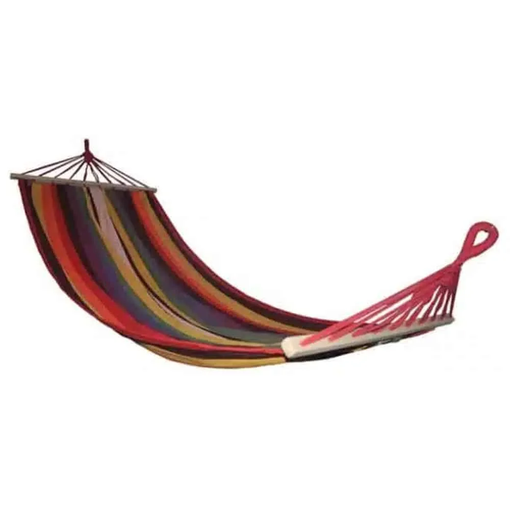 Cama de Rede Colorida Poli-Algodão