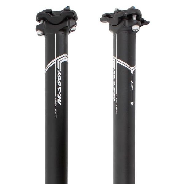 Massi Espigão Selim Seat Post Msp-204 31.6 X 400 mm Black / Silver