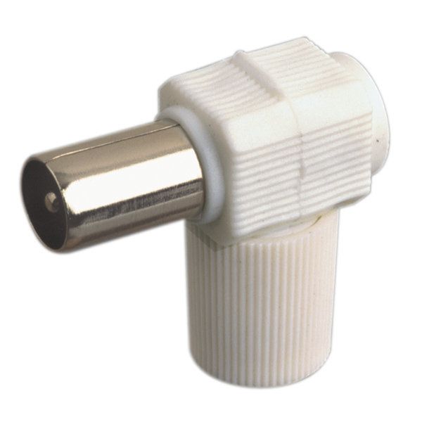 conector de TV, macho angular, preto Electro DH 10.532/N 8430552076857