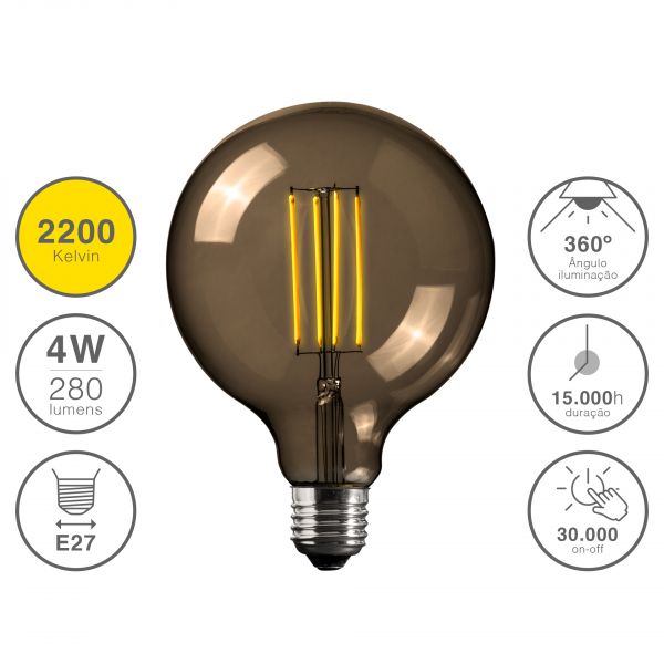Garza Lampada led FIL.4W.E27 -401120
