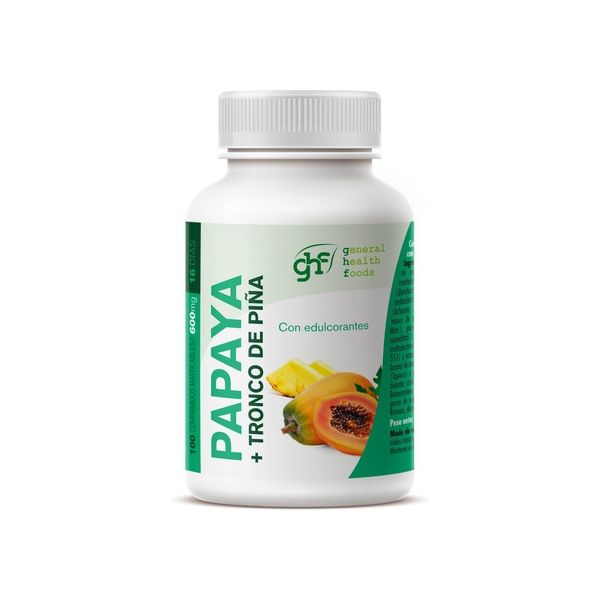 Ghf Mamão 600mg 100 Comprimidos de 600mg