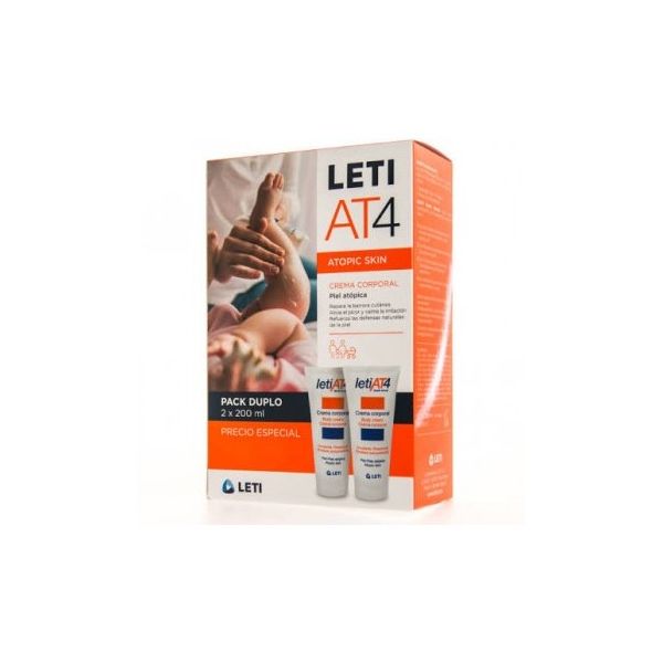 Leti AT4 Creme Corporal 2x200ml