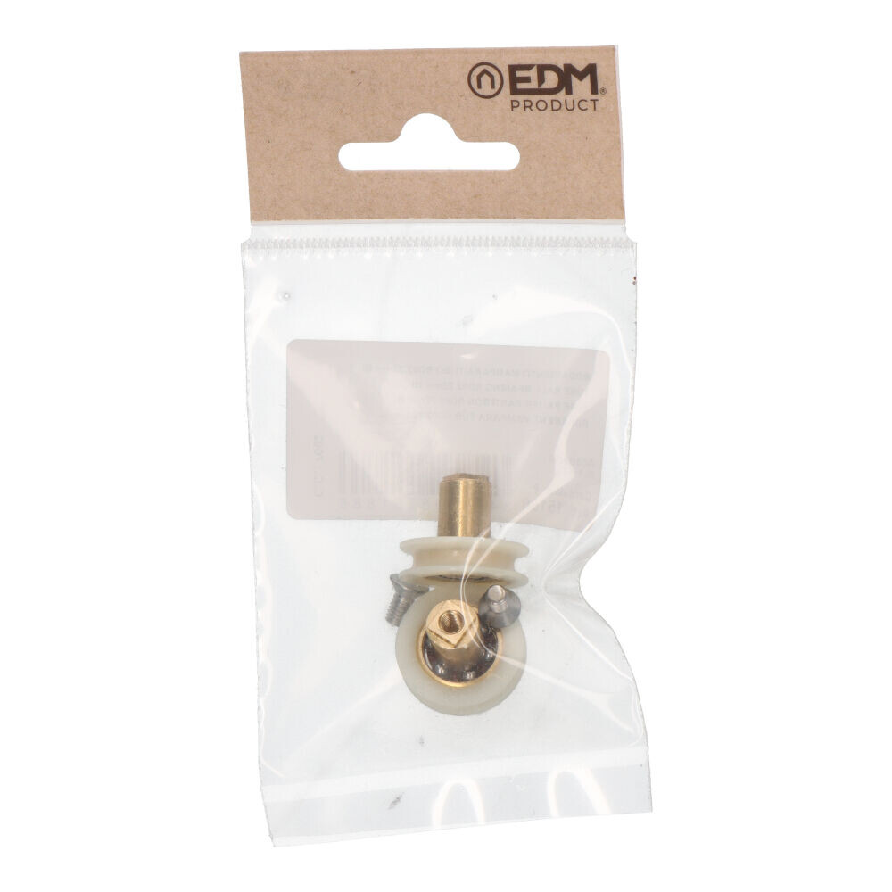 Blíster com 2 rodas de portas de duche tubo rd2 ø22x6mm blister 91797 edm