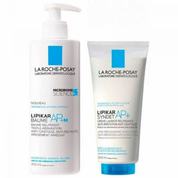La Roche Posay Lipikar Baume AP+M 400ml + Lipikar Syndet AP+ 100ml Coffret