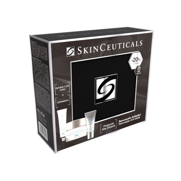 Skinceuticals Retinol 0.3 30ml + Triple Lipid Restore 48ml + Advanced Brightening UV Defense 15ml Coffret