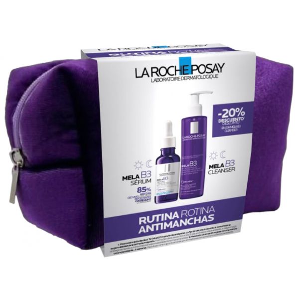 La Roche-Posay Rotina Anti-Manchas Mela B3 Sérum 30ml + Mela B3 Micro-Peeling Gel 200ml Coffret