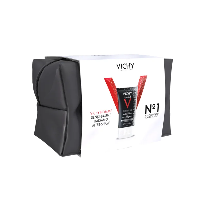 Vichy Homme Coffret Natal Sensi-Baume Bálsamo 75ml + Bolsa - Natal 2025
