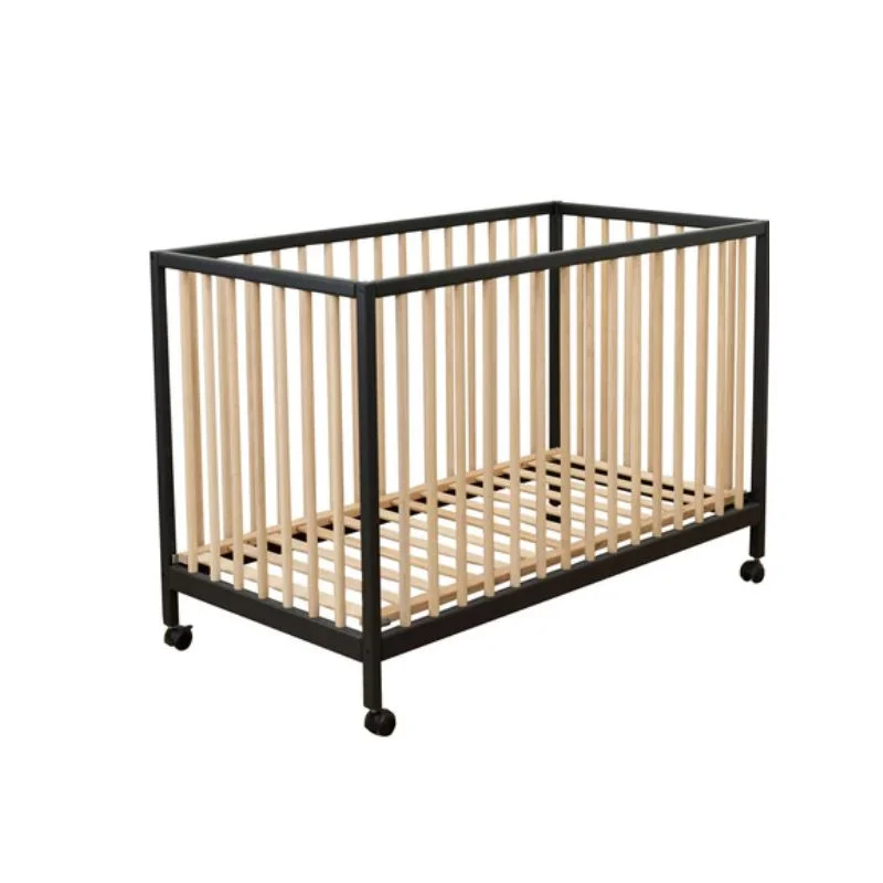 Cama Mountain 120×60 da Micuna – Antracite/Madeira