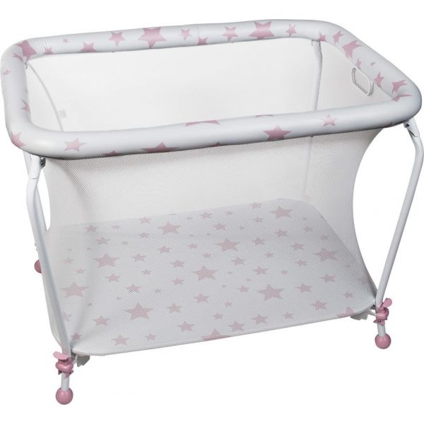 Plastimyr Parque Retangular Play 0m+ Estrelas Rosa