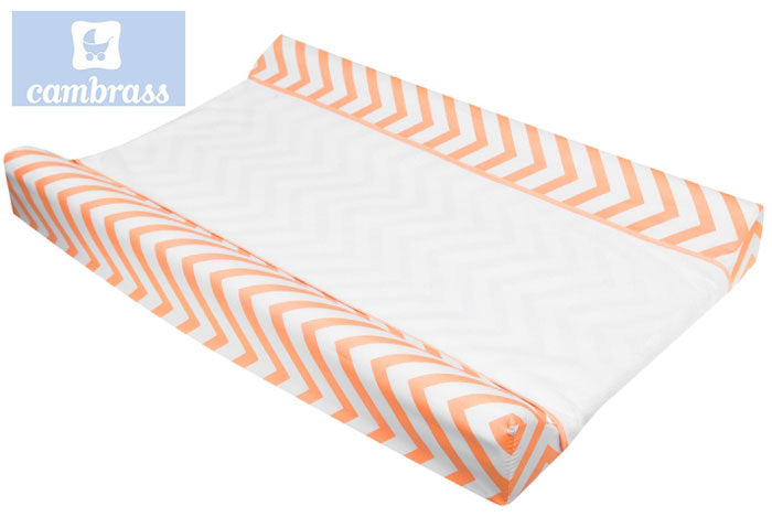 CAMBRASS - MUDA FRALDAS 47x80 CM ZIGZAG CORAL