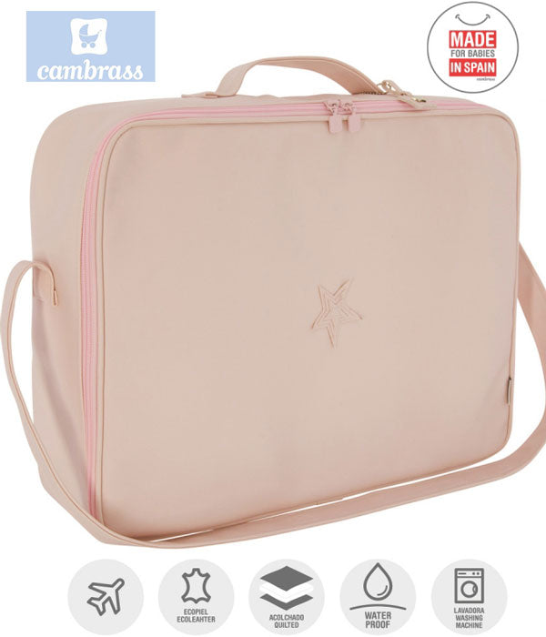 CAMBRASS - SACO DE MATERNIDADE ROSA 12x47x36 CM