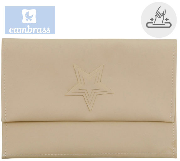 CAMBRASS - PORTA TOALHITAS CAMEL 13 x 22 CM