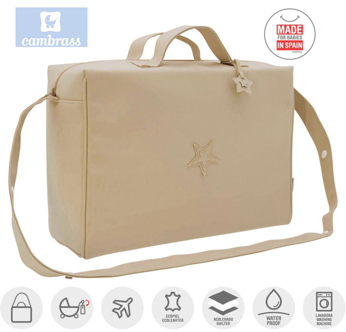 CAMBRASS - SACO DE MATERNIDADE CAMEL 16x41,5x29 CM