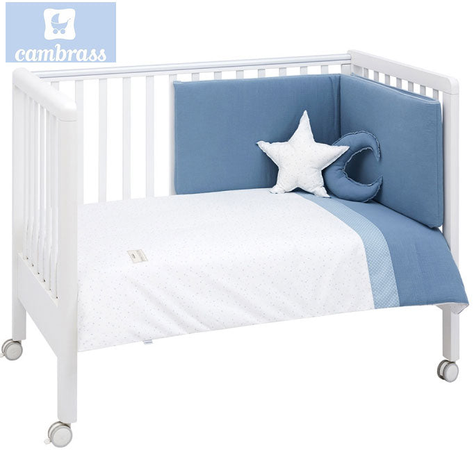 CAMBRASS - CONJUNTO COLCHA 4 PCS.F. ASTRA CELESTE 60x120 CM