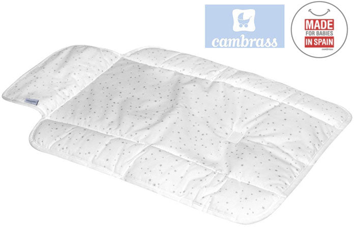 CAMBRASS - MUDA FRALDAS 60x40 CM ASTRA CINZA