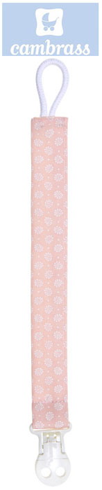 CAMBRASS - PORTA CHUPETAS ASTRA ROSA / FLORES 2x21,5 CM
