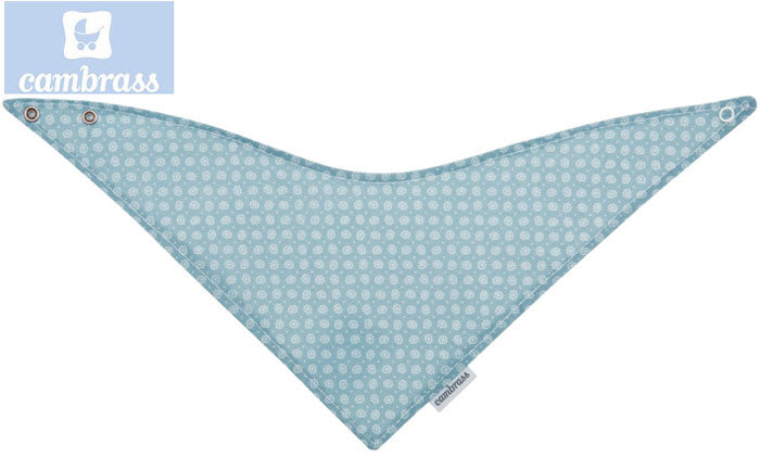 CAMBRASS - BANDANA BABETE ASTRA AZUL / FLORES 38x18 CM