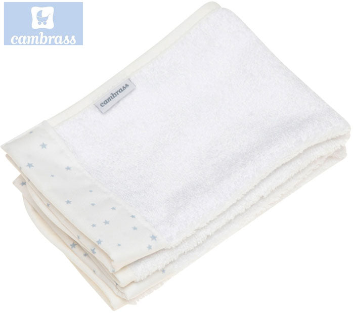 CAMBRASS - CONJUNTO 2 TOALHAS ASTRA AZUL 25x35 CM