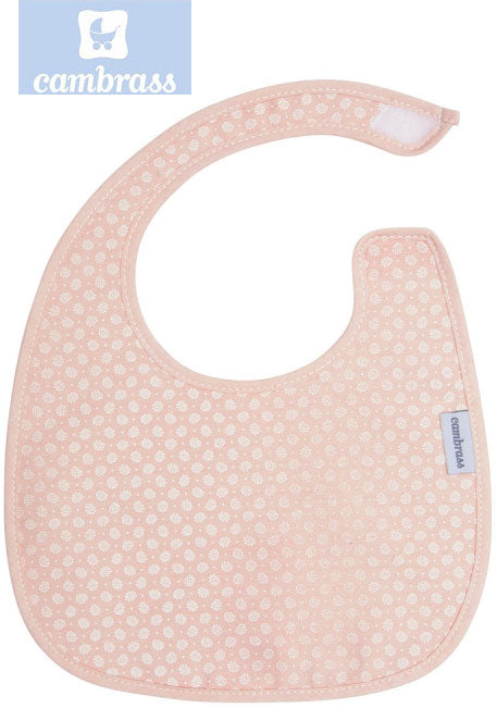 CAMBRASS - BABETE COM VELCRO ASTRA ROSA / FLORES 20x26 CM