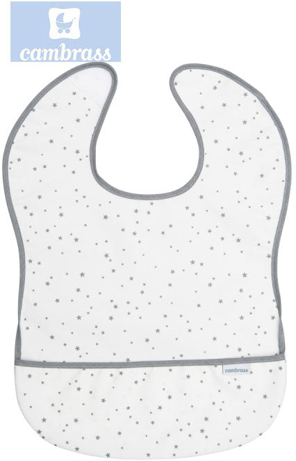CAMBRASS - BABETE PLASTIFICADA ASTRA CINZA / ESTRELA 28x36 CM