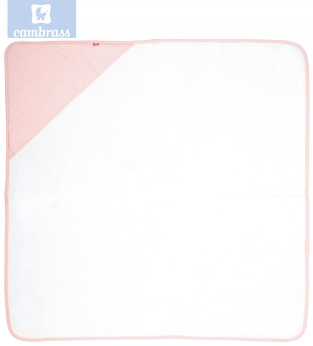 CAMBRASS - TOALHA 100x100 CM LUA ROSA