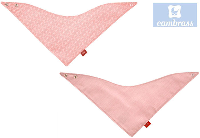 CAMBRASS - BANDANA BABETE TRI PACK 2 LUA ROSA 38x18 CM