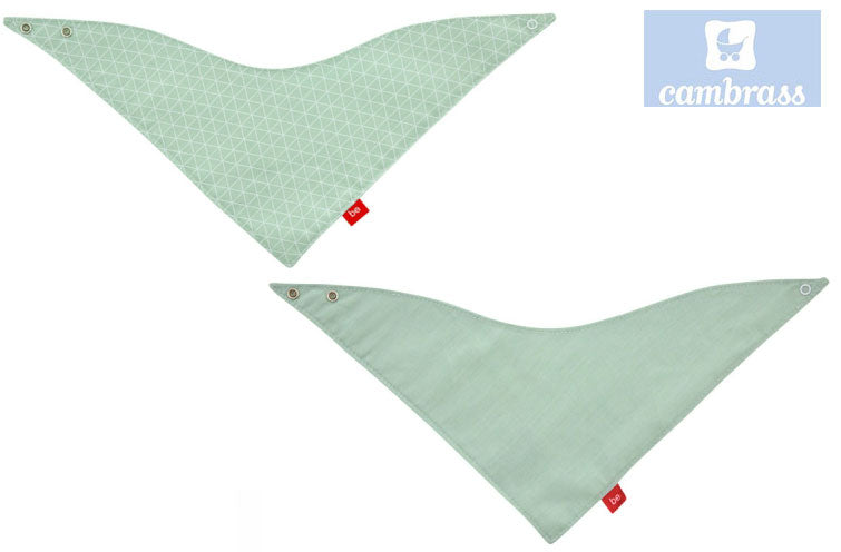 CAMBRASS - BANDANA BABETE TRI PACK 2 LUA VERDE 38x18 CM