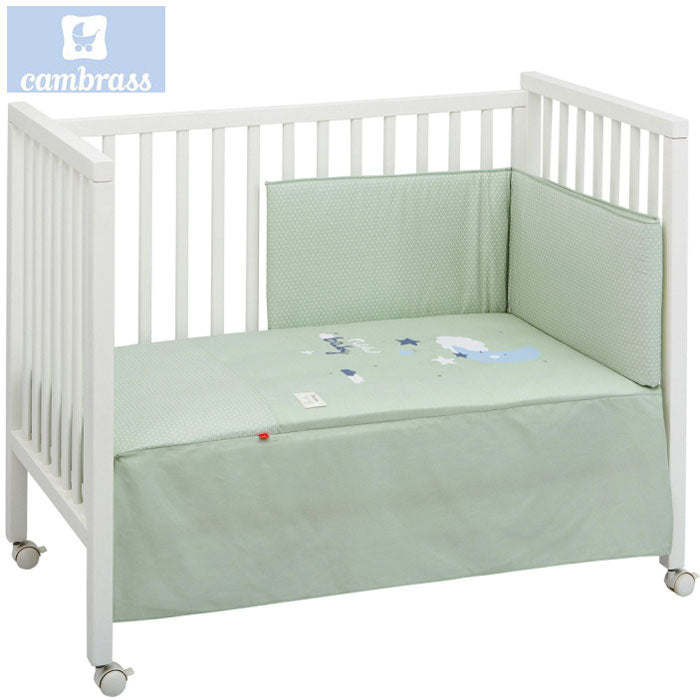 CAMBRASS - CONJUNTO COLCHA 2 PCS. LUA VERDE 60x120 CM