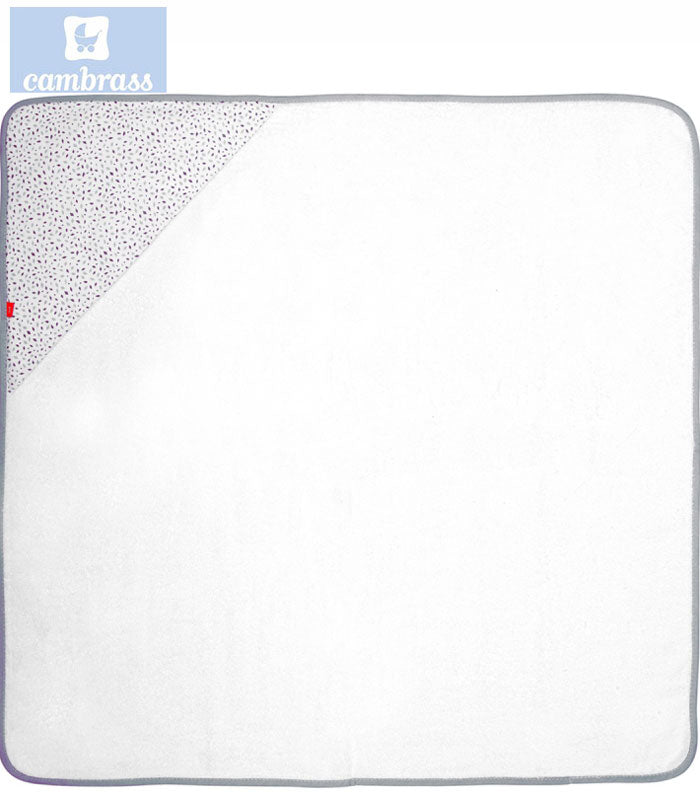 CAMBRASS - TOALHA 100x100 CM LEÃO CINZA