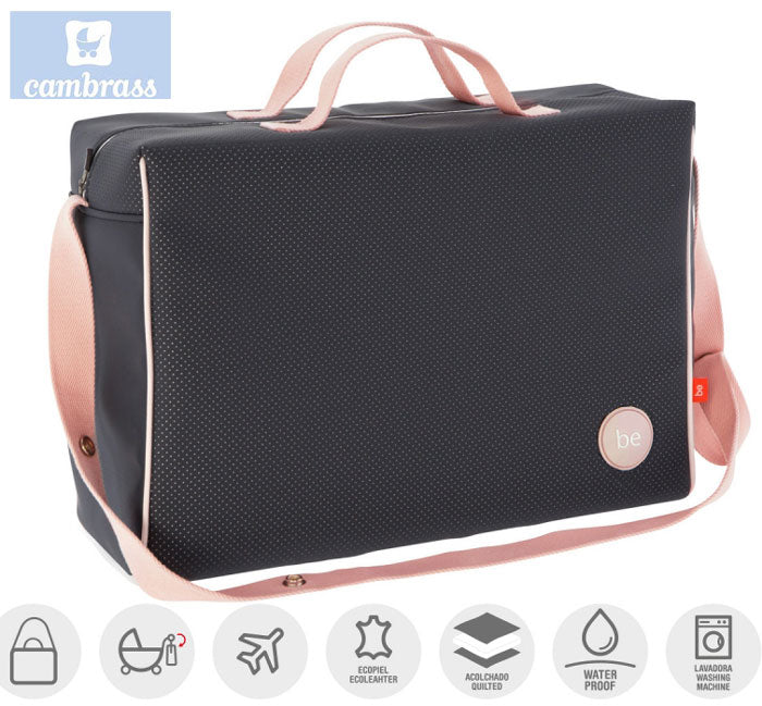 CAMBRASS - SACO DE MATERNIDADE URBANY ROSA 16x41,5x29 CM