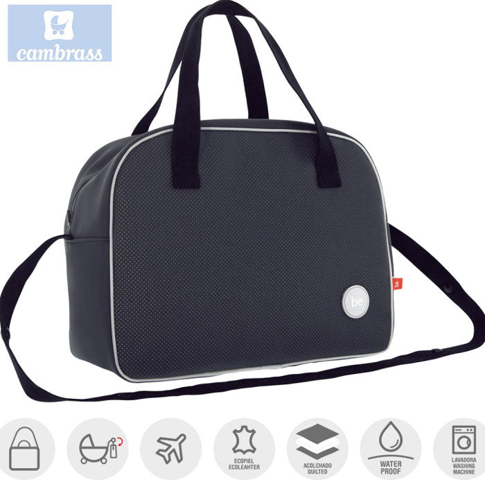 CAMBRASS - SACO DE MATERNIDADE URBANY CINZA 18x44x33 CM