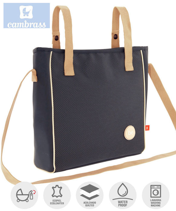 CAMBRASS - SACO DE MATERNIDADE URBANY BEIGE 10x34x33 CM