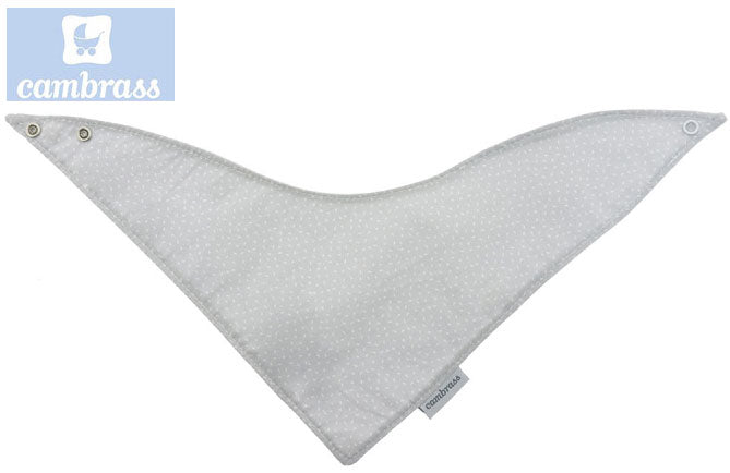 CAMBRASS - BANDANA CÉU CINZA / CHUVA BABETE 38x18 CM