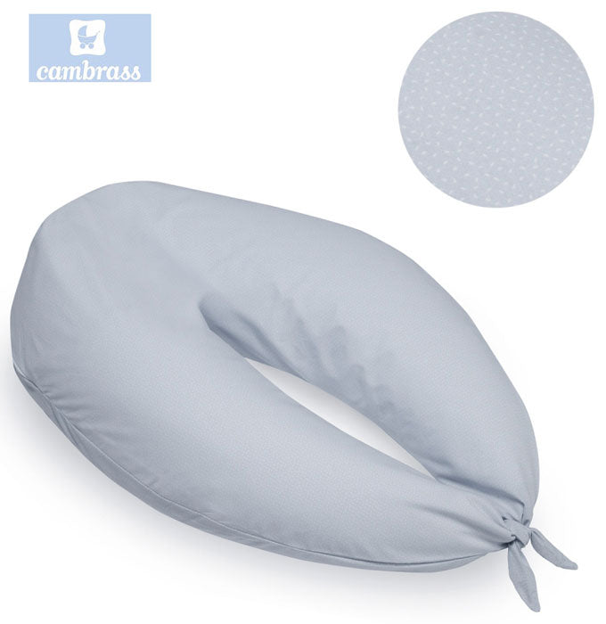 CAMBRASS - ALMOFADA DE AMAMENTAÇÃO LUNA 80x185x16 CM CÉU AZUL / CHUVA