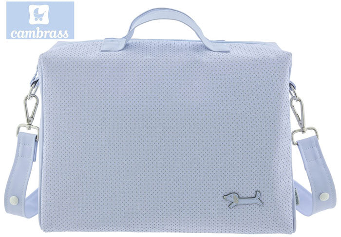 CAMBRASS - SACO DE MATERNIDADE PARIS CELESTE 16x41,5x29 CM