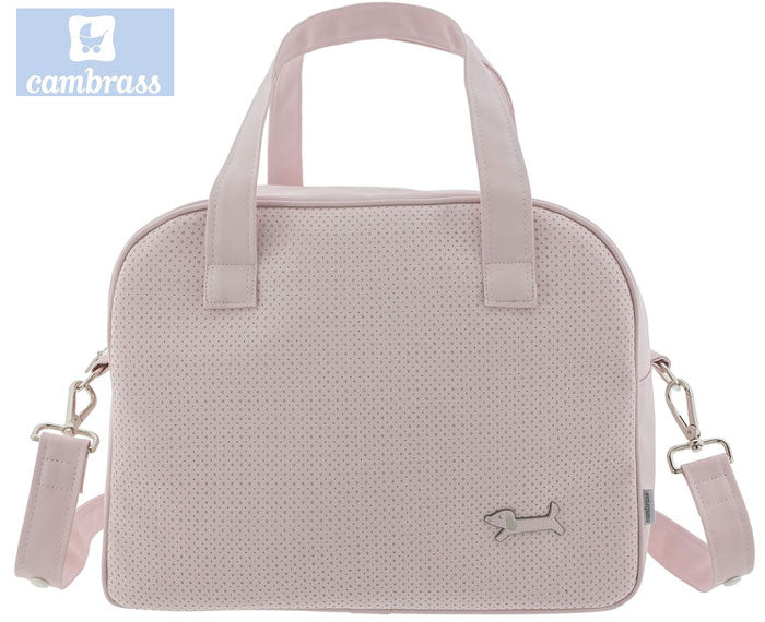CAMBRASS - SACO DE MATERNIDADE PARIS ROSA 18x44x33 CM