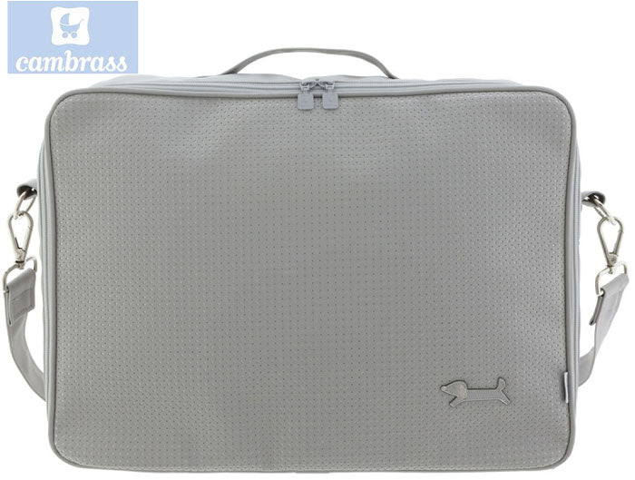 CAMBRASS - SACO DE MATERNIDADE PARIS CINZA 12x47x36 CM