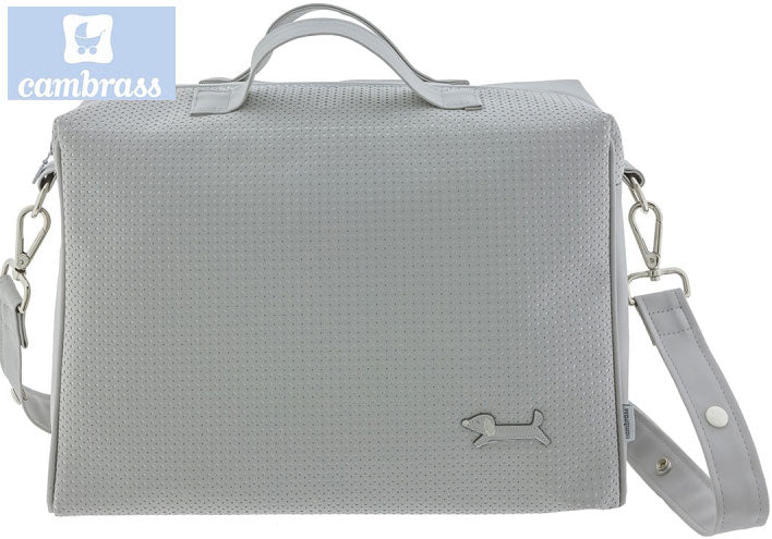 CAMBRASS - SACO DE MATERNIDADE PARIS CINZA 16x41,5x29 CM