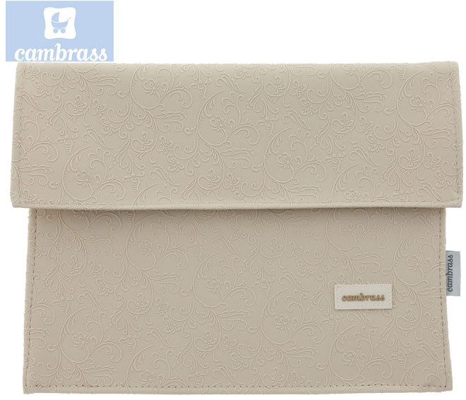 CAMBRASS - PORTA DOCUMENTOS ELITE CAMEL 3x17x25 CM