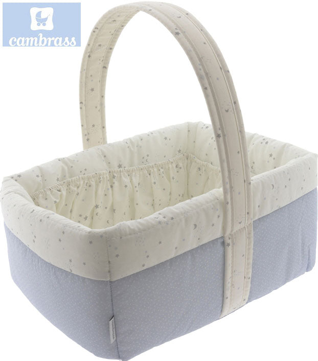 CAMBRASS - CESTO 22,5x29x29 CM CÉU AZUL