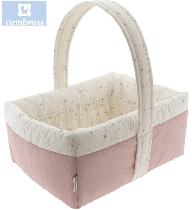 CAMBRASS - CESTO 22,5x29x29 CM CÉU ROSA