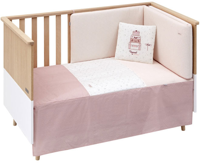 CAMBRASS - CONJUNTO COLCHA 2 PCS. CÉU ROSA 70x140 CM