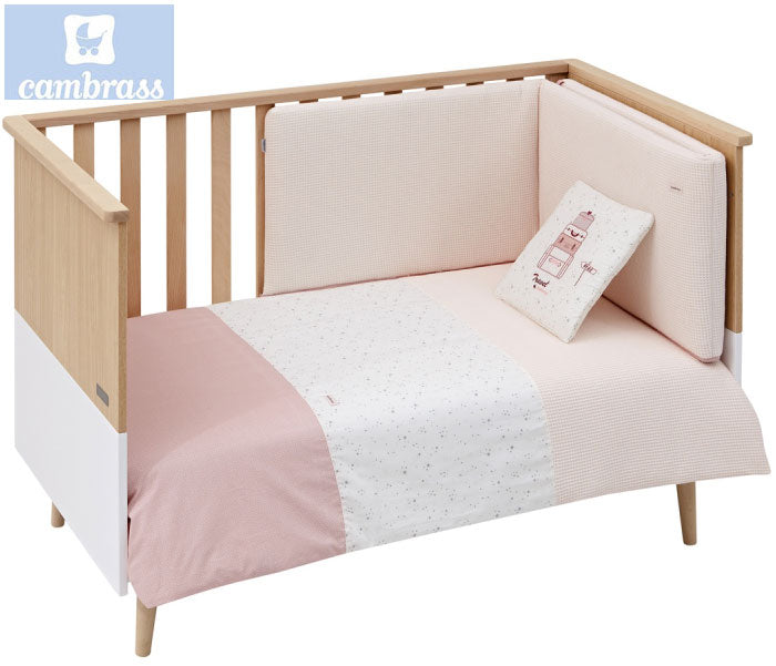 CAMBRASS - CONJUNTO COLCHA 2 PCS.F. CÉU ROSA 70x140 CM