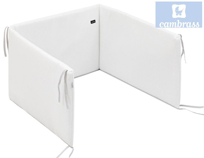 CAMBRASS - PROTETOR PARA CAMA DE GRADES 60 ( 60) 60x40 CM CÉU CINZA