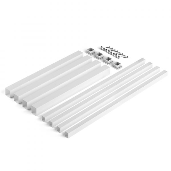 EMUCA Pernas Cuadradas e Estructura para Mesa, 50x50mm 2047212