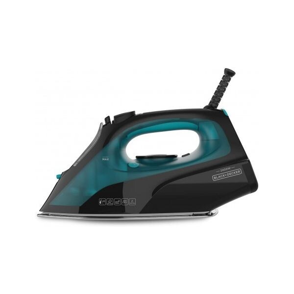 Ferro de Engomar Black&Decker BXIR-2403-E | 2400W, Base Cerâmica, Vapor 150g/min, Anticalcário