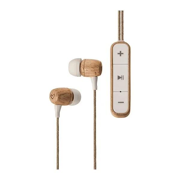 Energy Sistem Auriculares Bluetooth c/ Micro Eco Beech Wood White / Wood - 452392