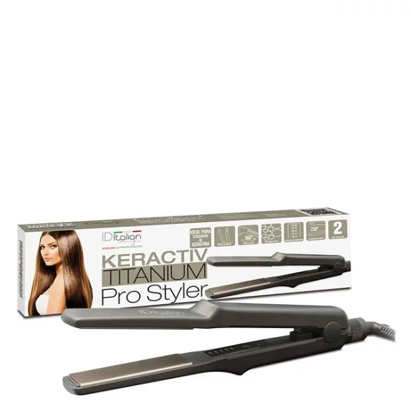 Alisador de Cabelo Id Italian Keractiv Titanium Pro Styler